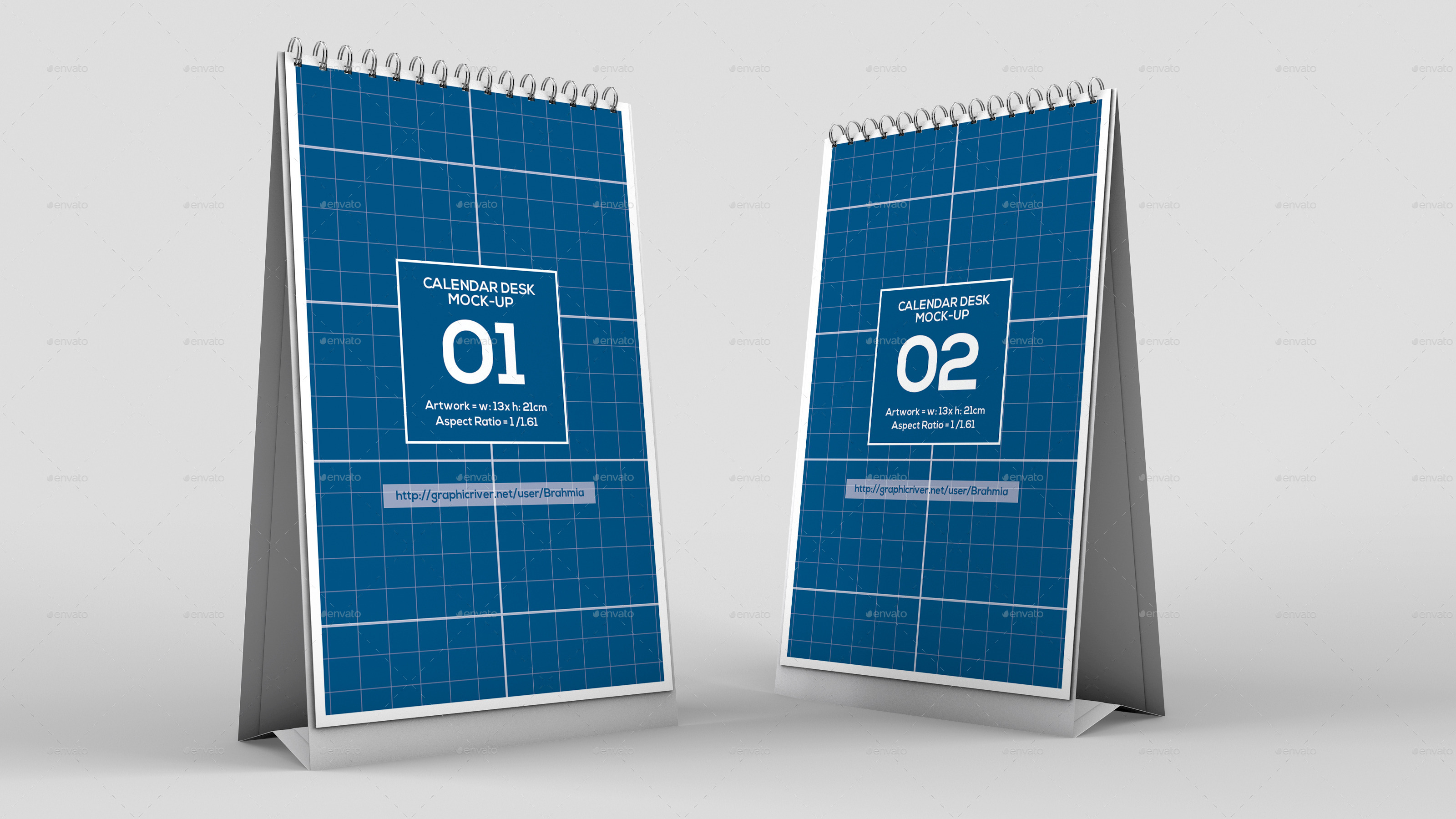 Vertical Calendar Desk Mockup, Graphics GraphicRiver